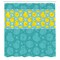 Ambesonne Rubber Duck Shower Curtain, Cartoon Style Duckies Swimming in Water Pattern Fun Bubbles Aqua Colors, Cloth Fabric Bathroom Decor Set with Hooks, 69" W x 70" L, Teal Blue